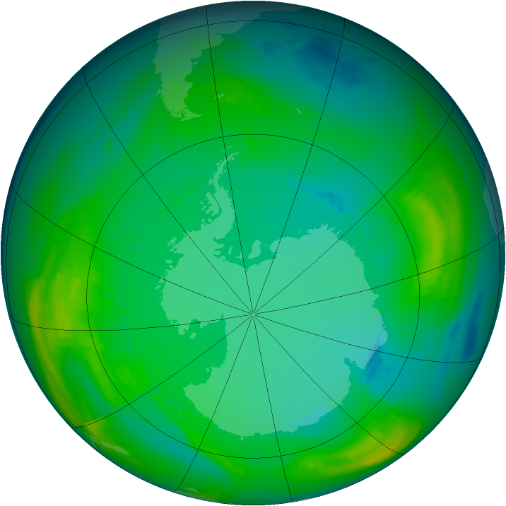 Ozone Map 1980-08-07